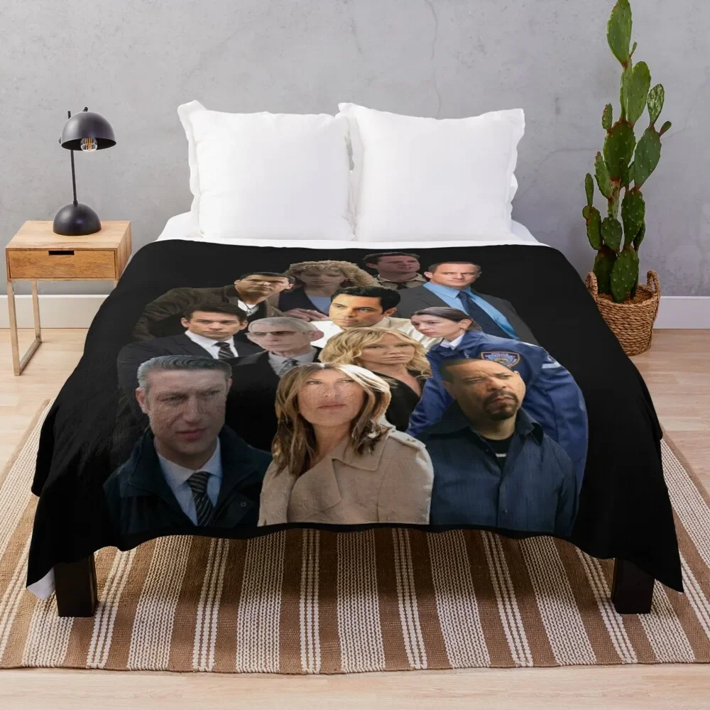 

SVU Dedicated Detectives Throw Blanket Bed Soft Beds Thin Blankets