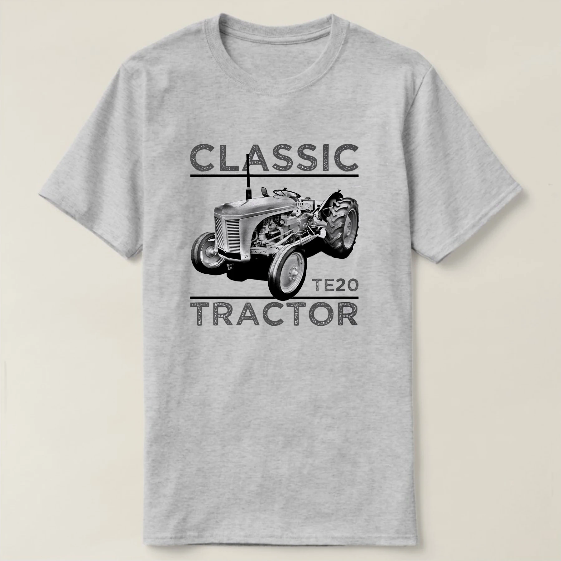 

Classic Tractors Ferguson TE20 Inspired Retro T-Shirt Summer 100% Cotton Short Sleeve O-Neck Mens Casual T Shirt New S-3XL