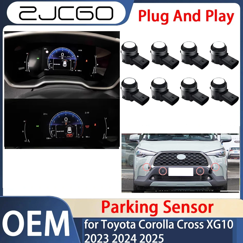 

Parking Sensor Sensors Buzzer Radar Sound Alert System for Toyota Corolla Cross XG10 2023 2024 2025