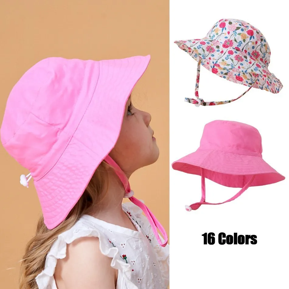 Sombrero de verano con dibujos animados para niños y niñas, sombrero para el sol de Panamá, sombrero de pescador de playa para bebés, gorras con