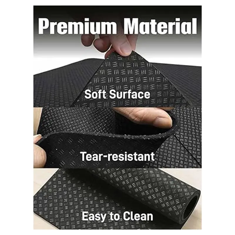 Silicone Mat Non-Slip Double Sided For Most Vibration Platform Plate Machines Reduce Noise Accessories Protect Floors Carpet