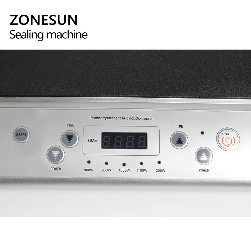 Zonesun GLF-500Lマイクロコンピューターハンドヘルド電磁誘導アルミホイルヒートシール機連続誘導シーラー