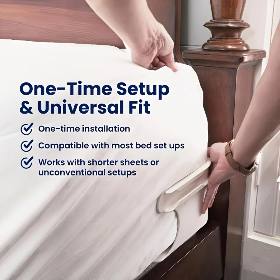 Invisible Heavy Duty Bedsheet Corner Tightener Clips Non Slip Mattress Sheet Holders Secure Fastener For All Bed Sheet Sizes