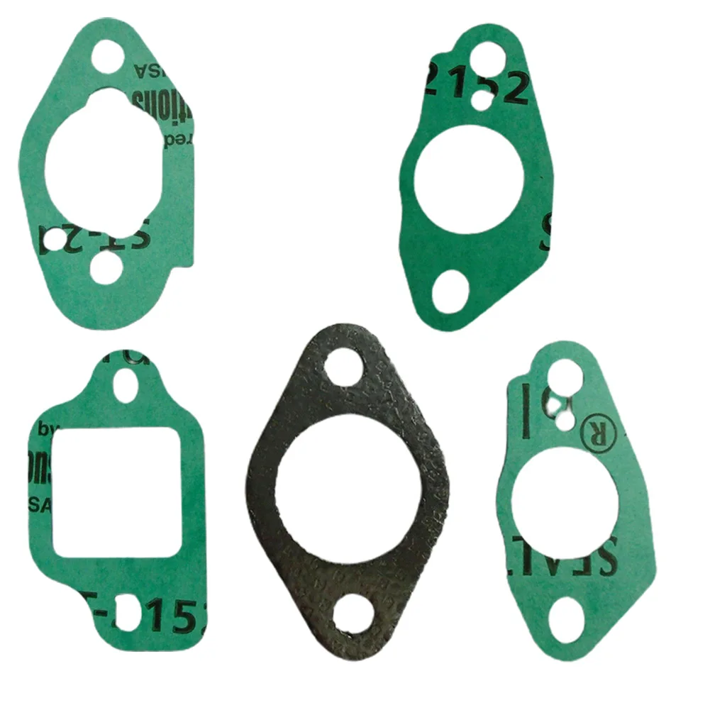 For Honda IZY HRG465 For GCV135 CARBURETTOR GASKET SET 5PC Kit for GC160 Engines Compatible with Lawn Equipment