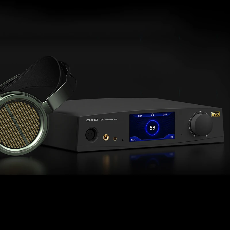 Aune S17 Pro EVO كامل متوازن من الفئة A Twin JFET R2R قوي HiFi بدون فقدان Audiophile سطح المكتب مضخم ضوت سماعات الأذن