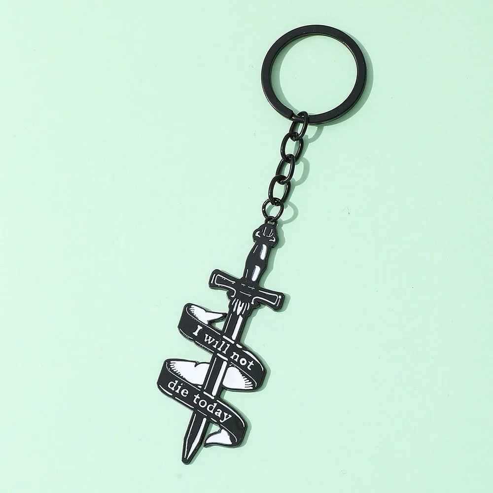 

Fashion Trending Basgiath War College Fourth Wing Black Dragon Keychain Pendant Car Key Chain Jewelry Men Gift Accessories