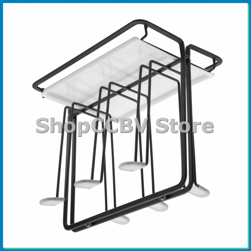 

6 Bottle Dish Drainer Metal Bottle Holder, Drip Rack for Vessels with Drip Tray, for , , ,-A50M