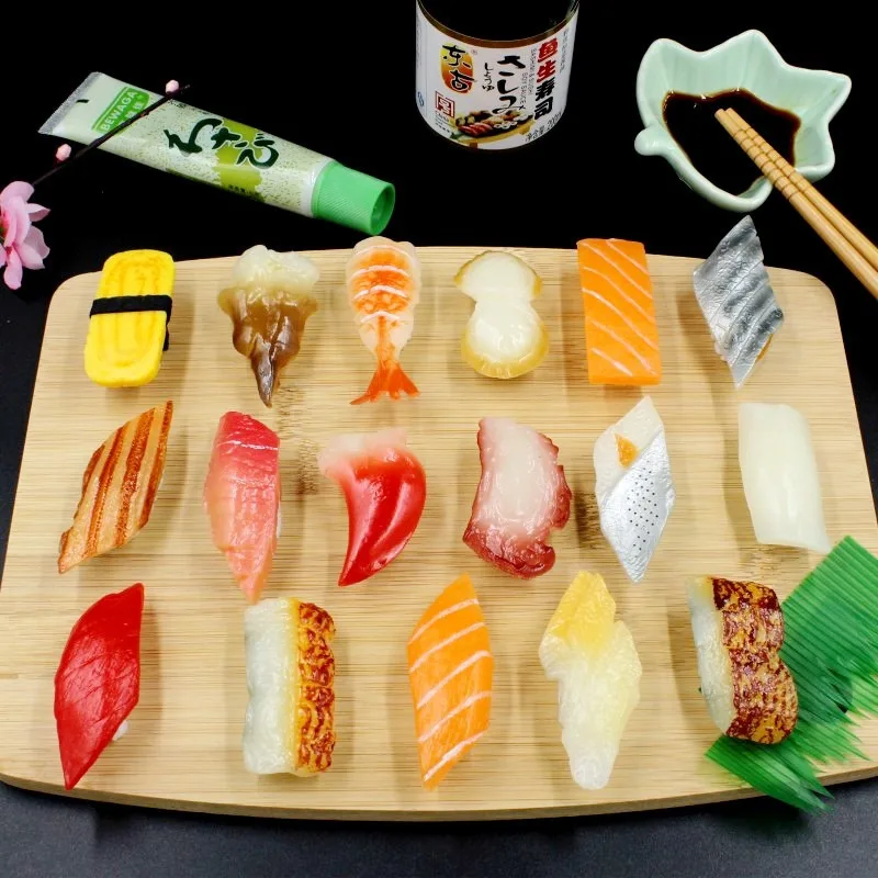 Simulation Pretend Play Sushi Model Cooking Toys Japanese Food Rice Ball Simulation Food Kitchen Toy