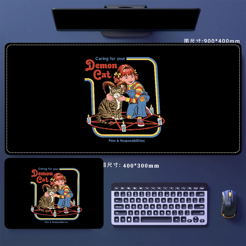 

Steven-Rhodes Mousepad Table Mat Gamer Mousemats Office Mouse Mat Rubber Anti Slip Big Keyboard Mats For Computer