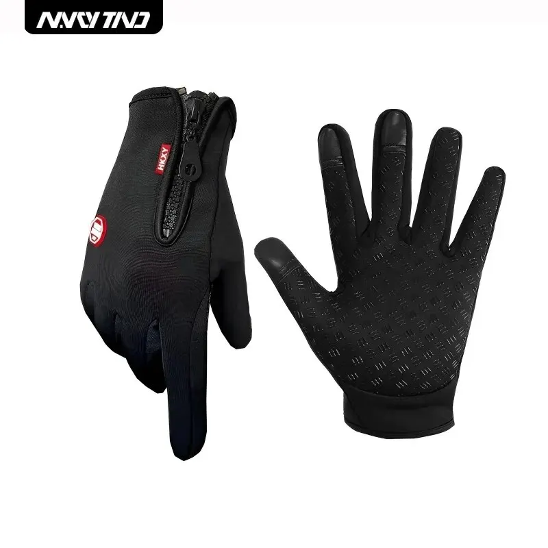 Ski Gloves Grab Velvet Touch Screen Gloves Autumn and Winter Warm Plus Velvet Cold Proof Waterproof Outdoor Riding Model