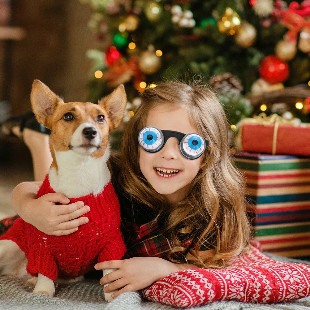 

5 PCS Spring Glasses Props Party Halloween Decorative Eyeglasses Eyeballs Googly