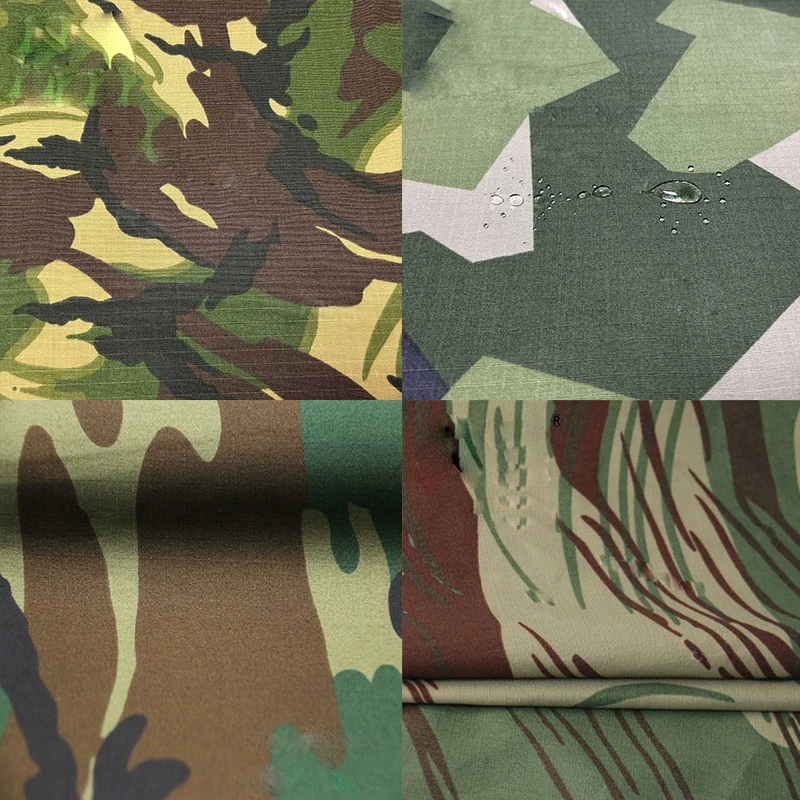 Нейлоновая хлопковая британская камуфляжная ткань KUMUL с четырьмя кластерами, шведская родезия, камуфляжная ткань, костюм лягушки, тренировочная форма, сделай сам
