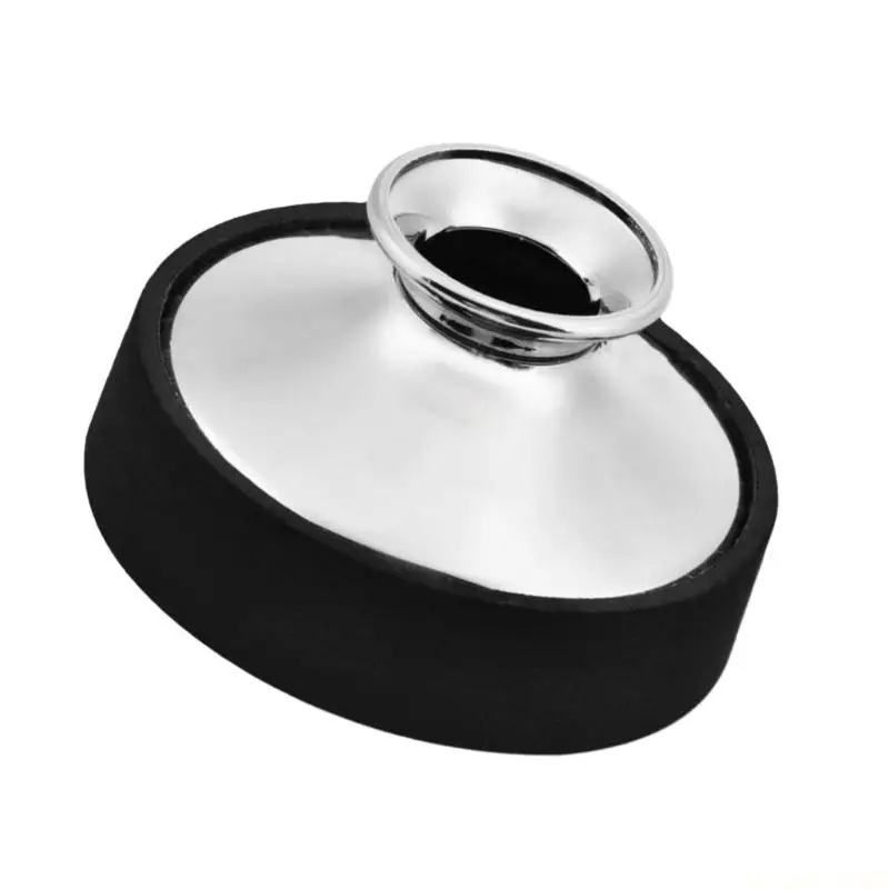 M5TC Round ABS Sax Mute Silencers Light Weight Altos Sax Damper Silencers Sound Reducing Altos Sax Accessory Easy to Use