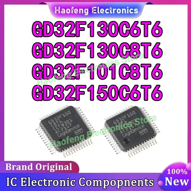 

GD32F101C8T6 GD32F130C6T6 GD32F130C8T6 GD32F150C6T6 GD32F GD32E IC MCU Chip 100% New Original in stock