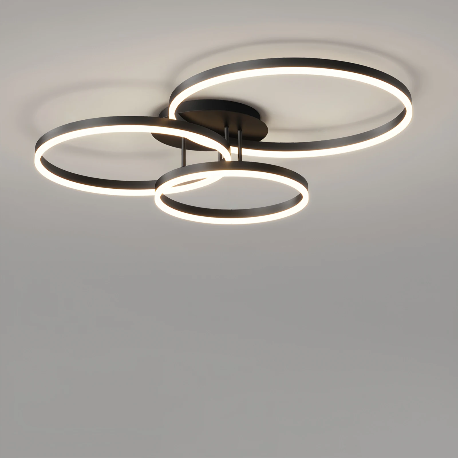 IRALAN الشمال الأبيض ضوء السقف عكس الضوء بلا حدود فلوش جبل الاكريليك ثريا تركب بالسقف لصالة بهو الديكور الداخلي #2