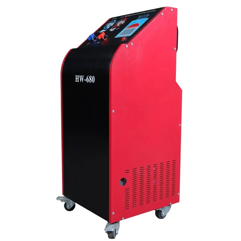 HW-680 Automotive Air Conditioning Refrigerant Gas Recovery and Recharge Machine/R134a Freon Recovery Machine