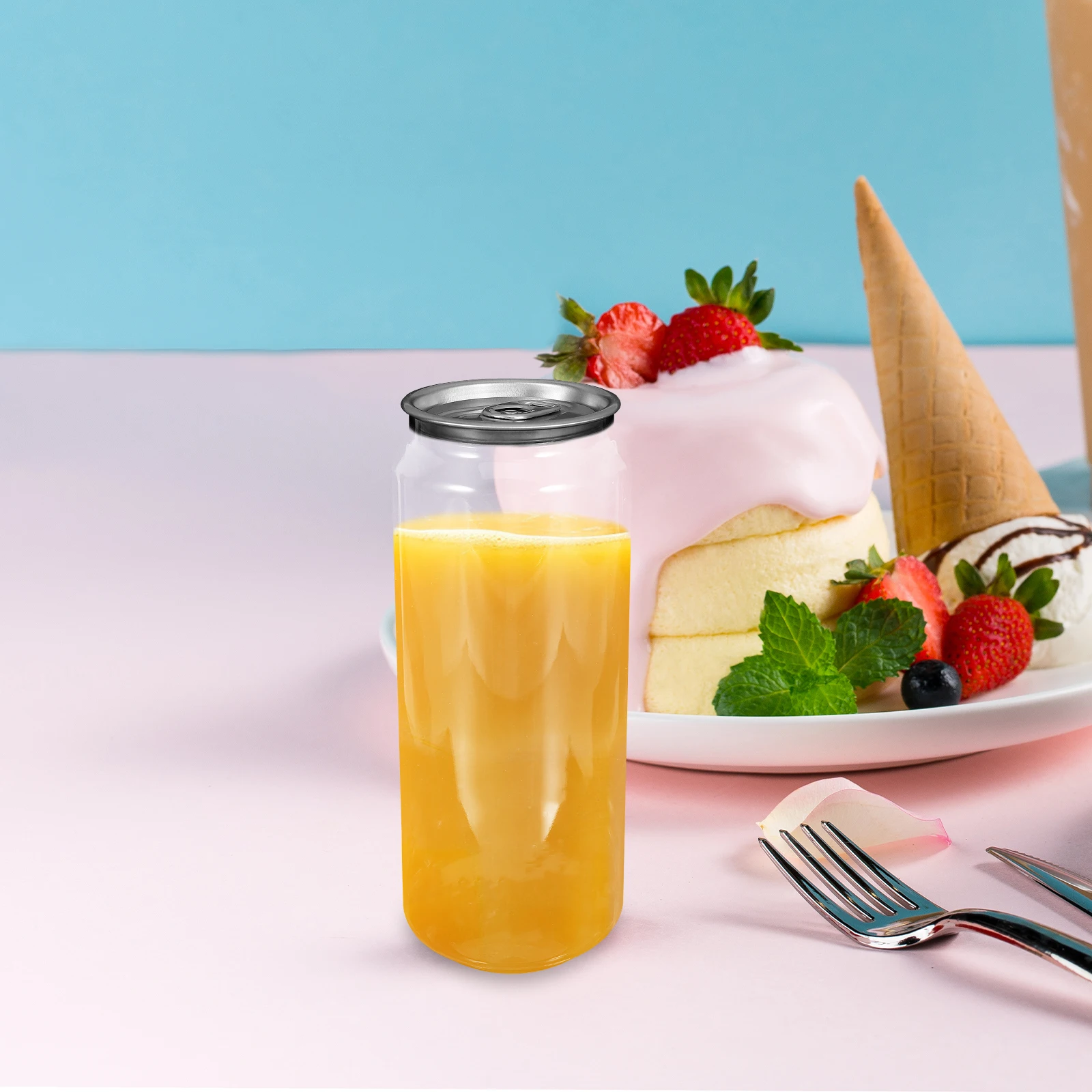 10Pcs Empty Drink Cans Beverage Storage Containers For Soda Milk Tea Coffee Bottles Drinks Storage Can Dining Juicing Container