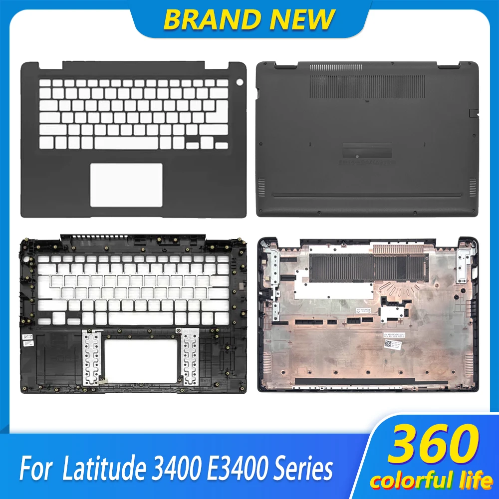 

New For Latitude 3400 E3400 Series LCD Back Cover Front Bezel Palrmest Lower Bottom Case Topcase Laptop Housing Cover 14.0 inch