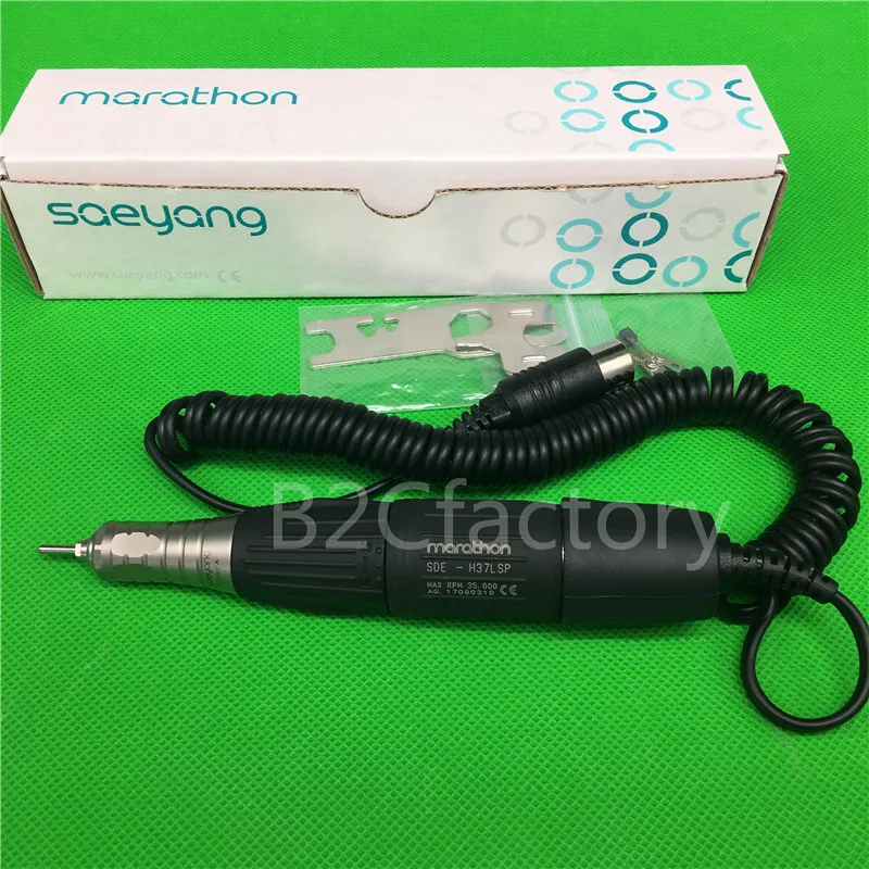 Micro Motor Handpiece MARATHON Korea SAEYANG 35K & 45K RPM Teeth Polishing 2.35mm Dental Lab Equipment