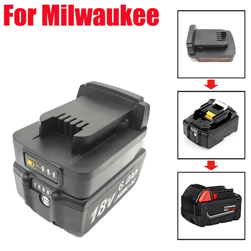 

Battery Adapter for Milwaukee 18V Tools for Makita BL Series 18V Li-ion Batteries To for Milwaukee 18V Li-ion Battery Power Tool