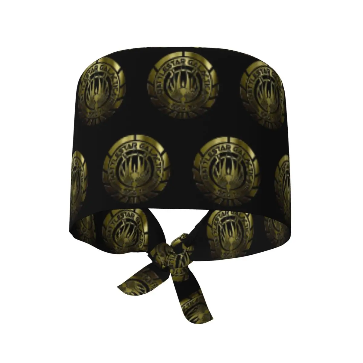 Battlestar Galactica Crest (Metal) Scrub Hat Doctor Working Surgical Cap Unisex Adjustable Nursing Caps for Dentist