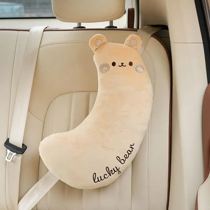 Komfort podróży dla dzieci Podkładka uprząż samochodową Oddychająca tkanina odporna na pot Poduszka na dłuższą podróż