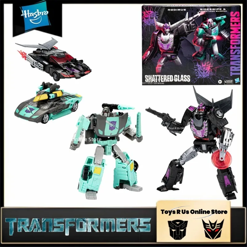 

В наличии Трансформеры разбитого стекла Deluxe Rodimus Sideswipe Whisper, 3 упаковки, экшн-фигурка, игрушка, подарочная коллекция, робототехника