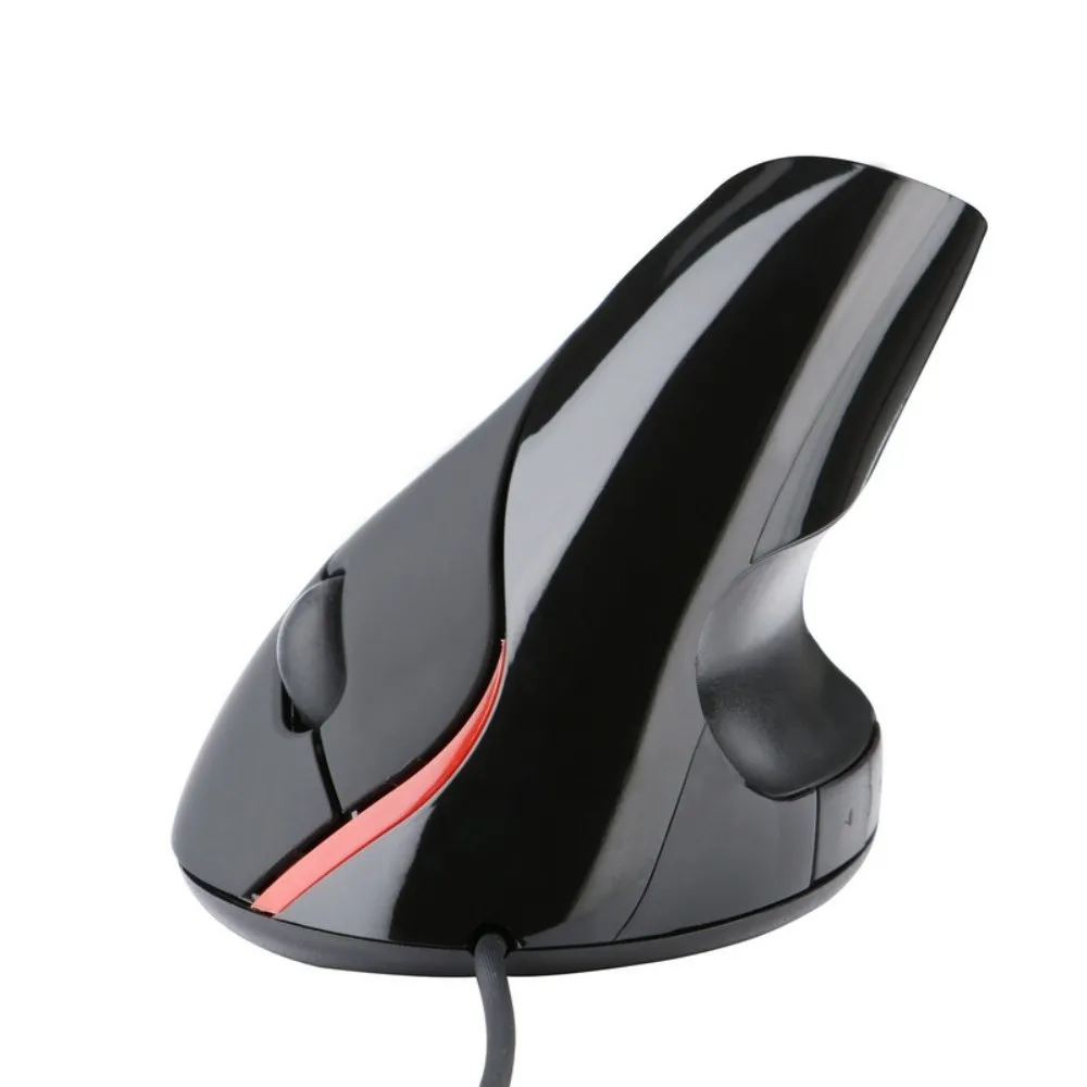 1600DPI Vertical Mouse Vertical Shape Wrist Rest USB Wired Mouse Ergonomic Design Photoelectric Computer Mice Desktop Computer