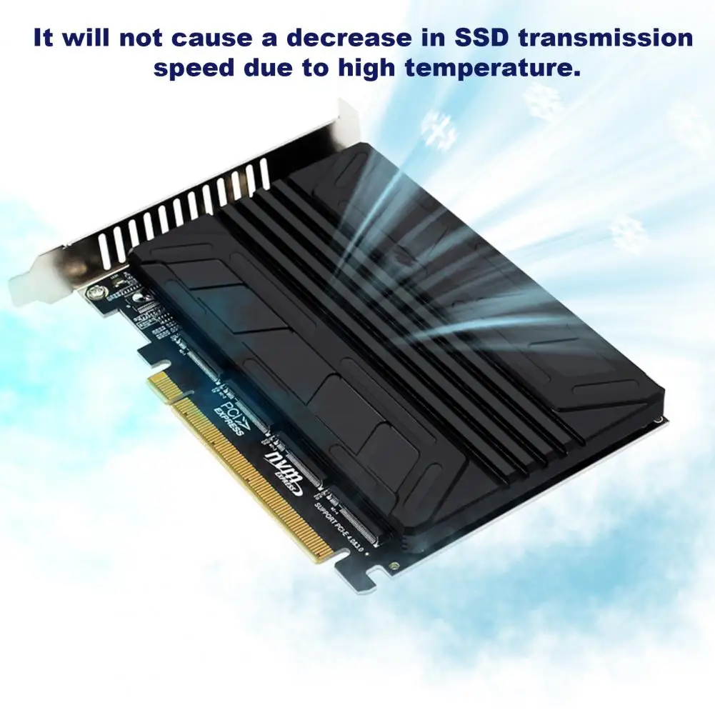 Compact Expansion Card Holder Efficient Heat Dissipation Adapter Card Motherboard Expansion Set with for Heat for Sellers