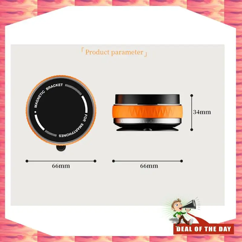 24-Hour Delivery 360 Degree Rotating Vacuum Suction Cup Magnetic Mobile Holder Phone Car Suction Folding Navigation Holder