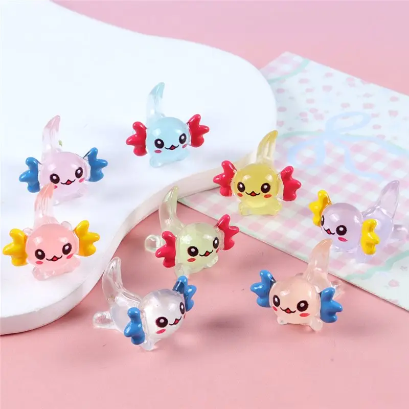CYGJ-Glow-In-The-Dark Hexagonal Salamander Miniature, Small And Exquisite Design Ideal For Party Bag Filling
