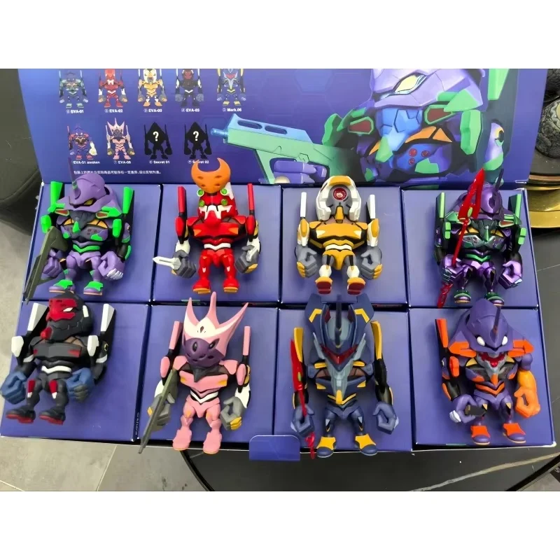 

Hot Sale New Genuine Bandai Eva New Century Eva Blind Box Trendy Eva Unit-01 Q Edition Toys Cool Toys Suprise Festvial Gifts