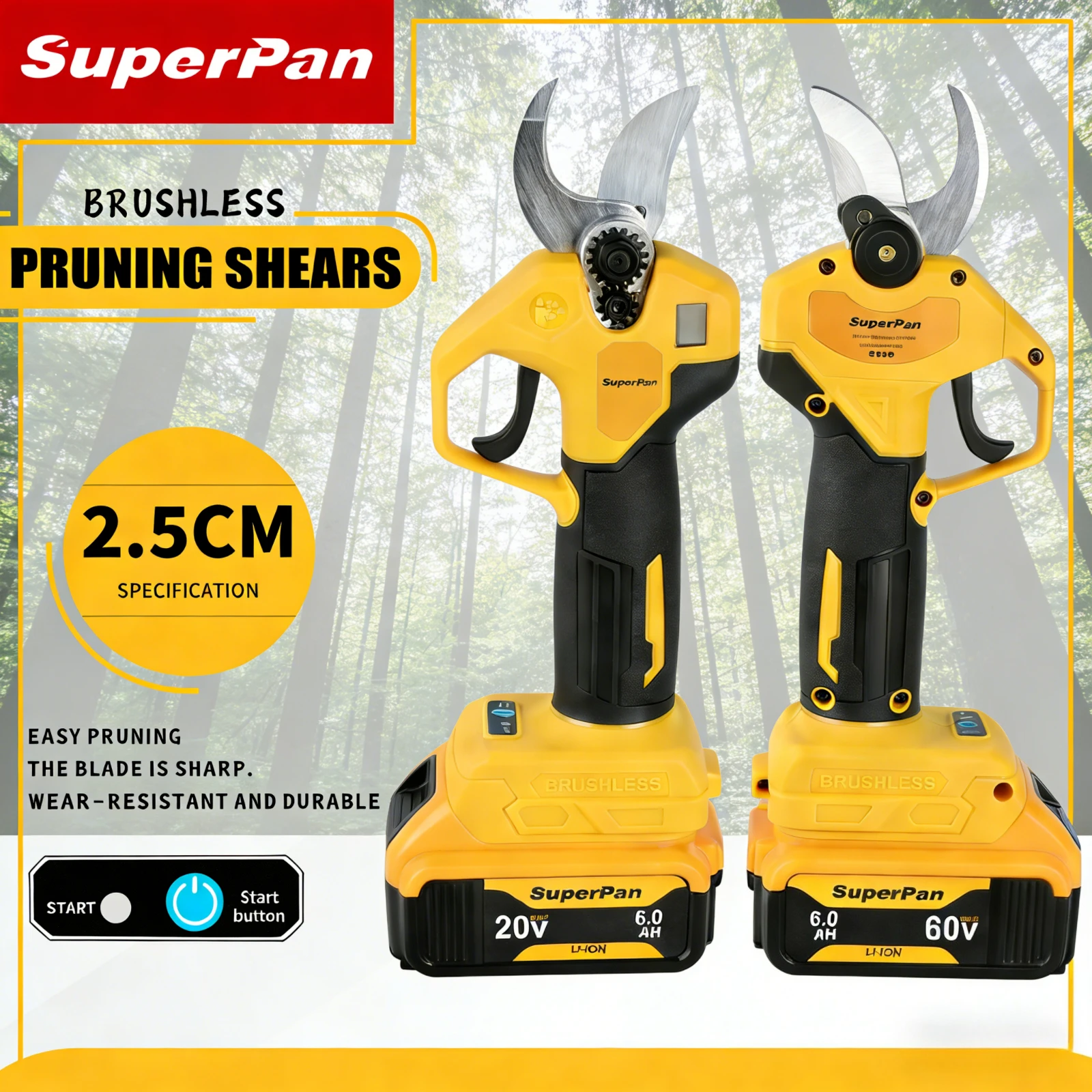 superpan-farm-pruner-gardening-tools-high-power-for-farm-orchard-care-branch-cutting-garden-pruning-for-dewalt-20v-battery-pin