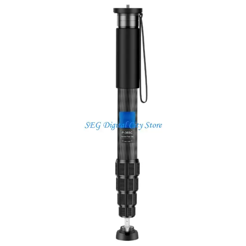

U75B Travel Carbon Fiber Monopod With 1/4 3/8 Adapter Screw Interfaces For Cameras Microphones And Phones