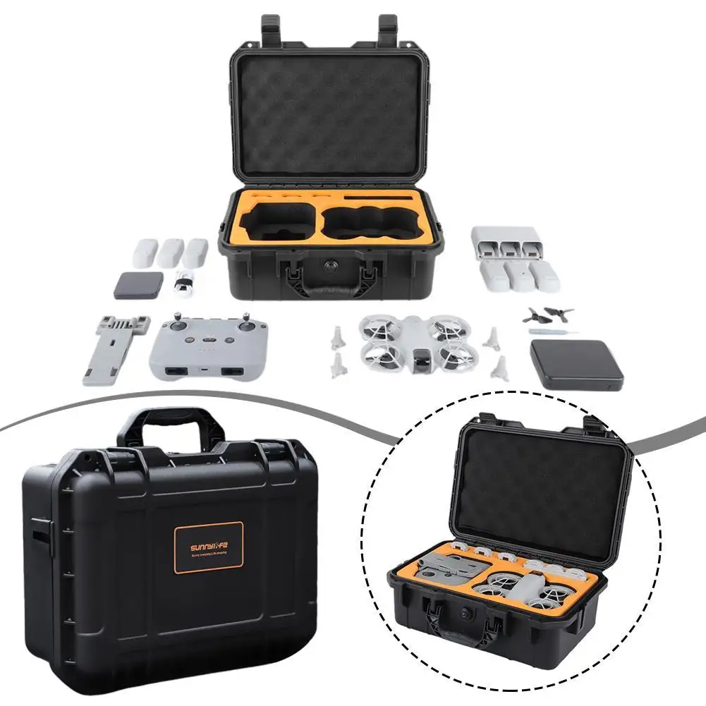 

Для DJI Neo Fly больше комбинированная сумка для хранения водонепроницаемый ударопрочный взрывозащищенный портативный Дрон и коробка для хранения аксессуаров