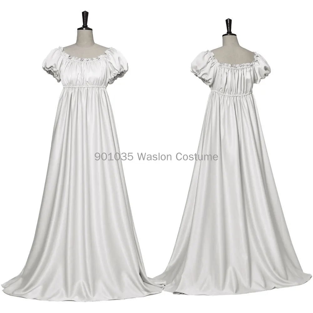 Daphne Dress Victorian Fancy Gown Regency Era Ball Gown Vintage High Waistline Jane Austen Dress Cosplay Costume