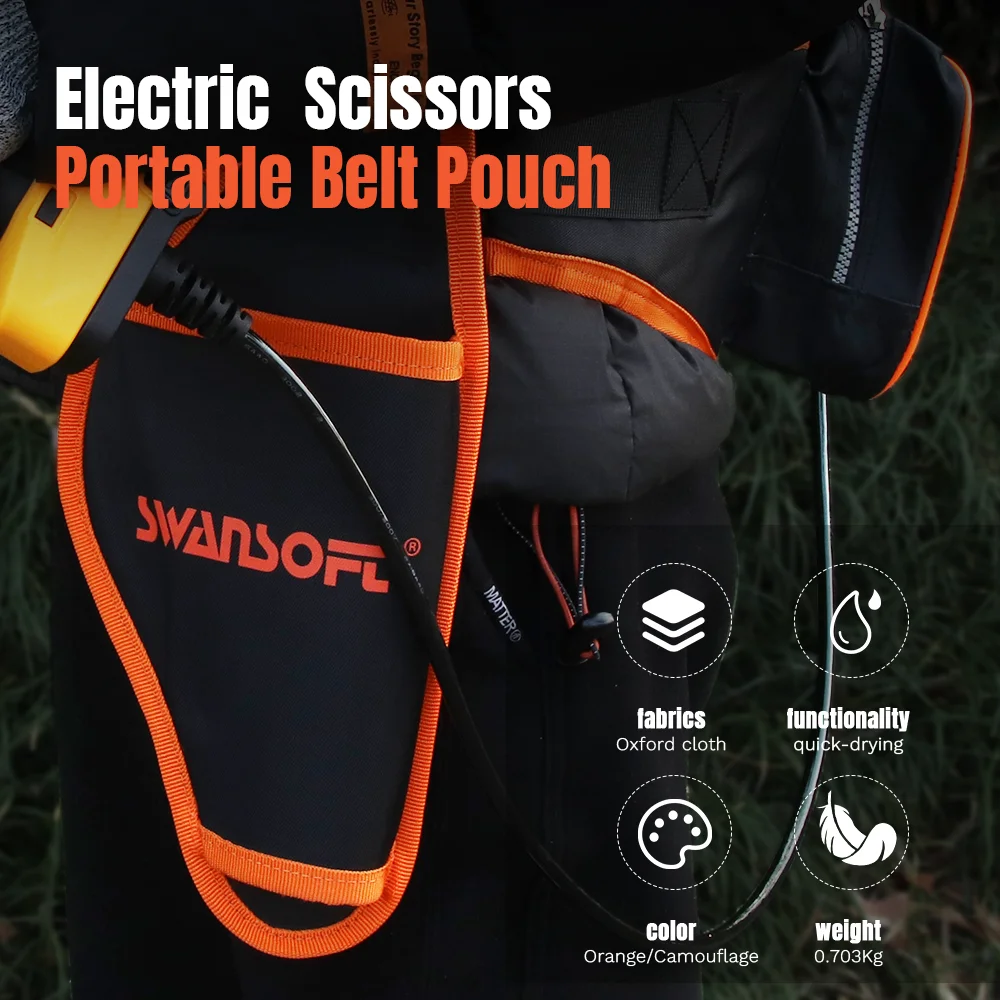 

Garden Scissors Waist Bag Electric Pruning Scissors