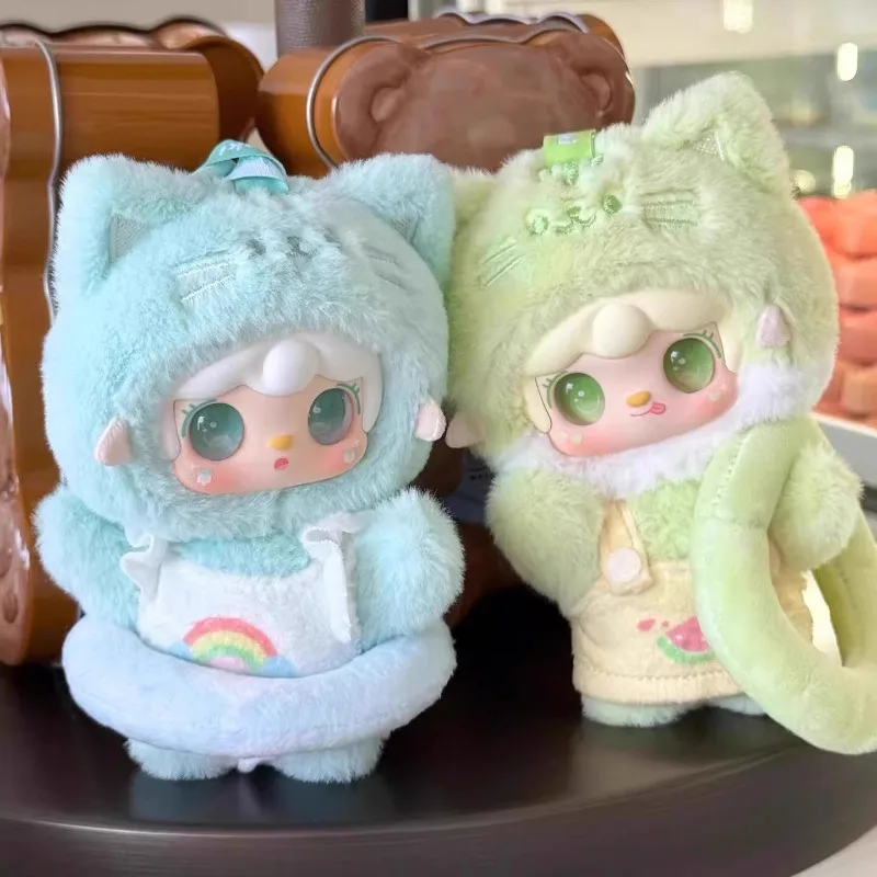 Yooki مواء الصيف سلسلة الحفلات صندوق أعمى الفينيل سر مفاجأة صندوق دمية Kawaii عمل الشكل حقيبة قلادة هدية الكريسماس لعبة