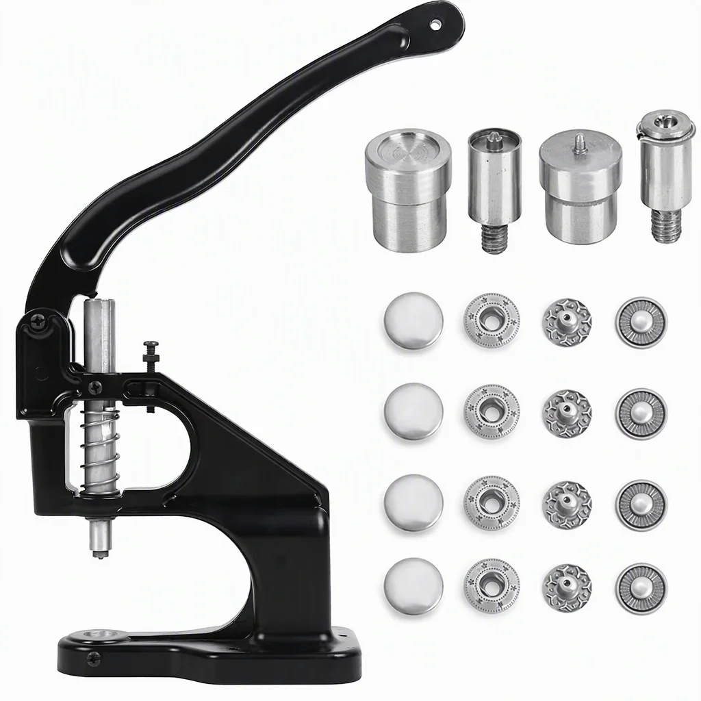 New Manual Air Eyelet Rivet Shoe Eyelet Buckle Machine Hand Press Installation Mold Tool with Snap Button
