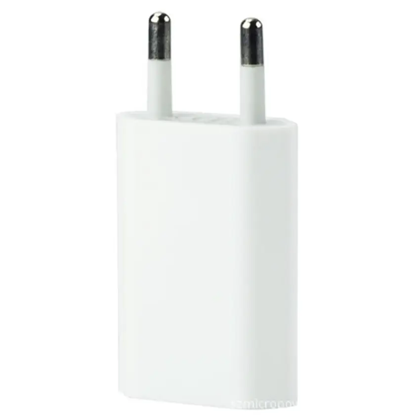 A+ Quality 1000pcs/Lot EU AC Travel USB Wall Charger for IPhone 7 6 Plus 5 4 Samsung Galaxy HTC XiaoMi Phone White