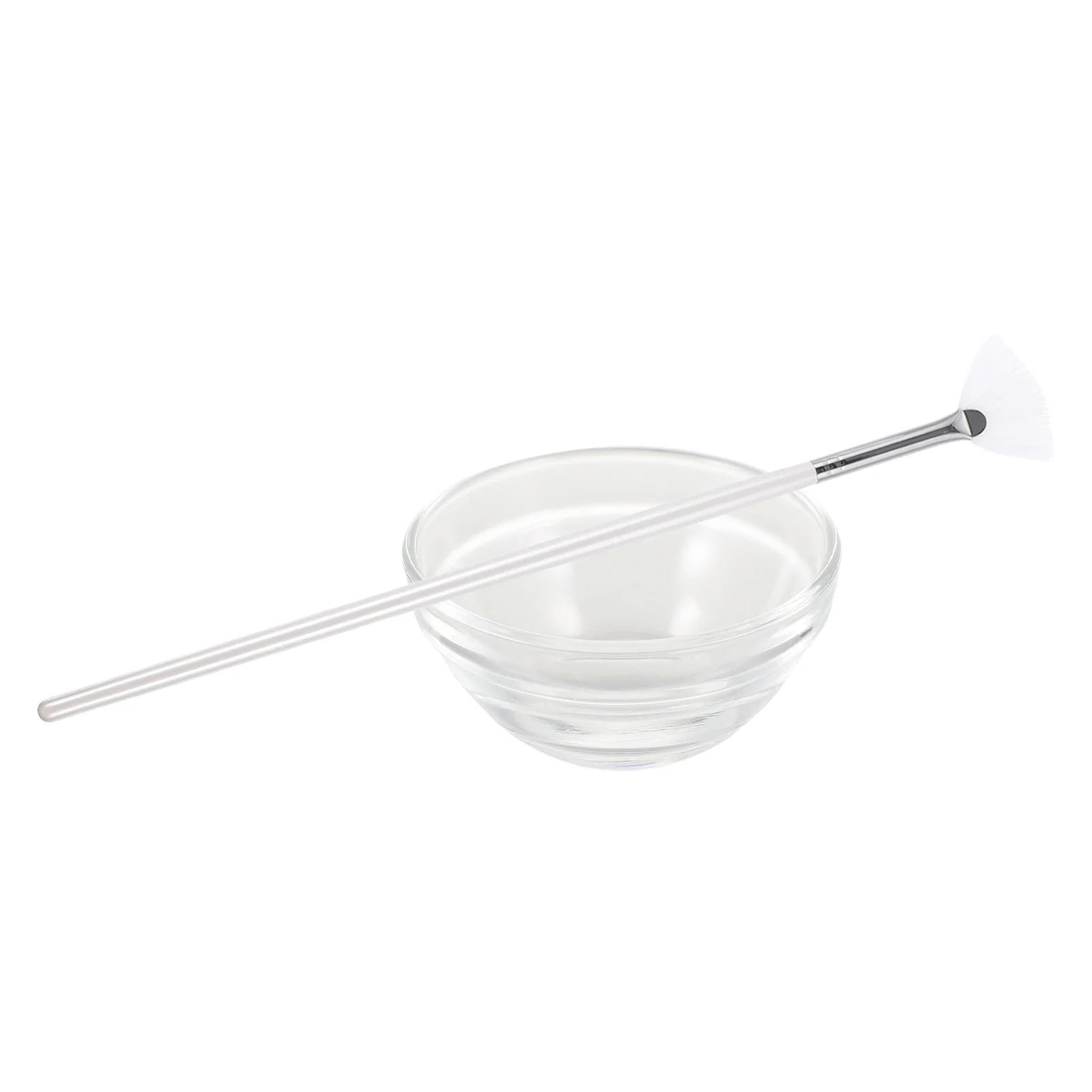 

2Pcs Facial Mask Brush Kit Quality Bristles Moderate Handle Thickness Mud Applicator for Face DIY Mask Makeup Beauty Tools