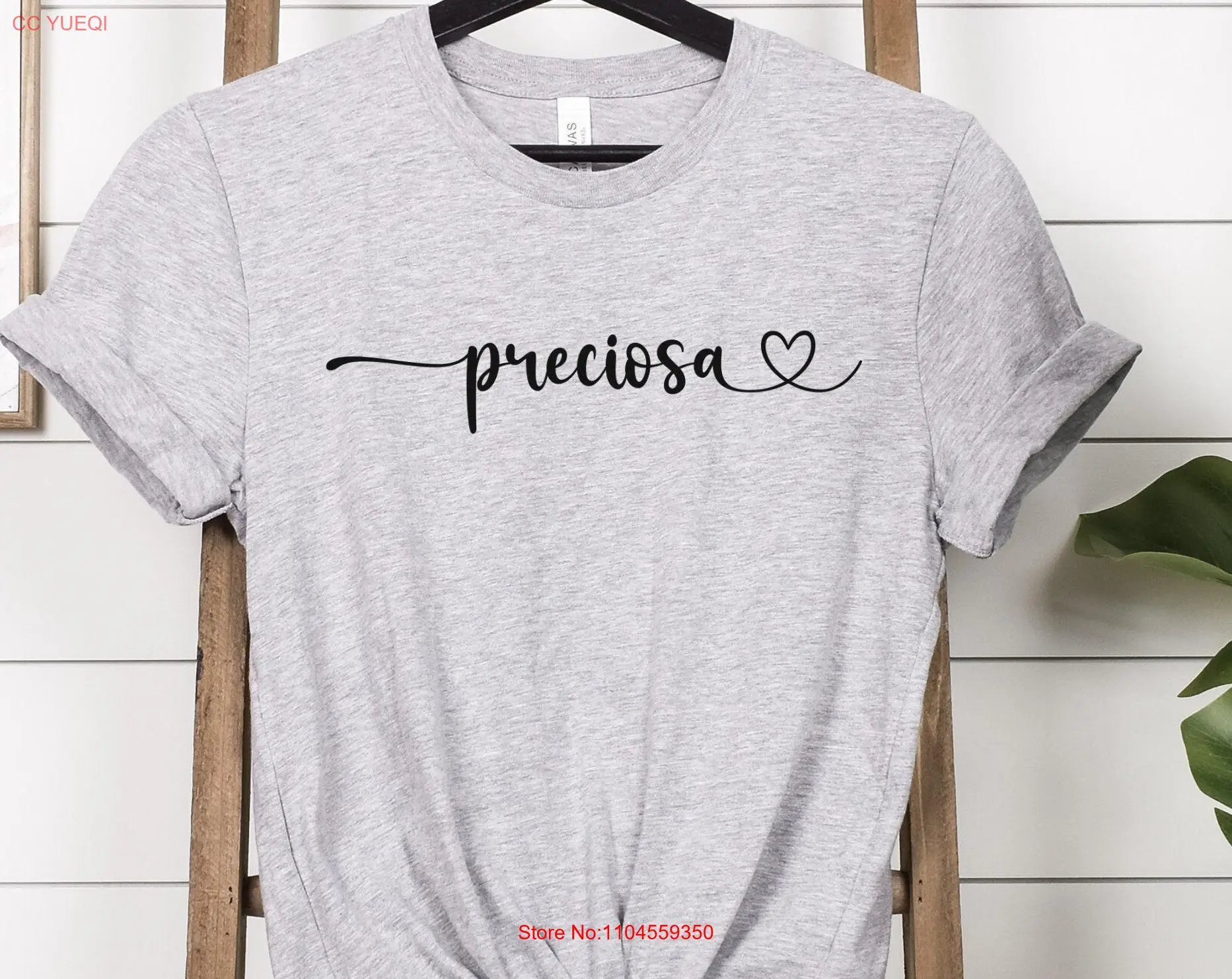 Preciosa t shirt Phenomenally Latina Afro Retro Woman Girl tee long or short sleeves