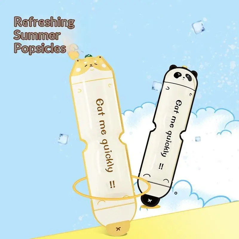 ~20Pcs Disposable Self Sealing Ice Cream Bags Drink Storage Pouch, Multi Purpose Packing Bag For Household Snack Make