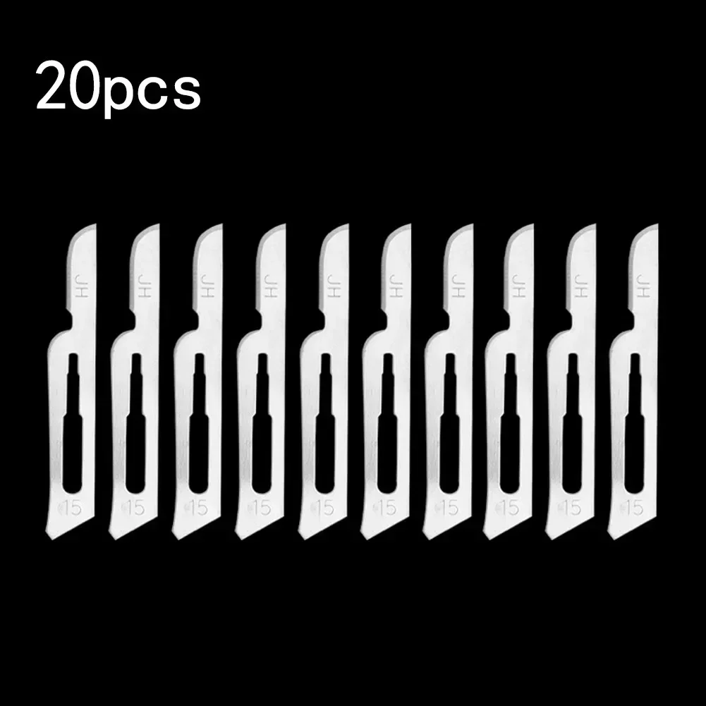 スケープロブレード10-24 #,ステンレス鋼,彫刻,彫刻,良い彫刻,ナイフの交換用ブレード,20個