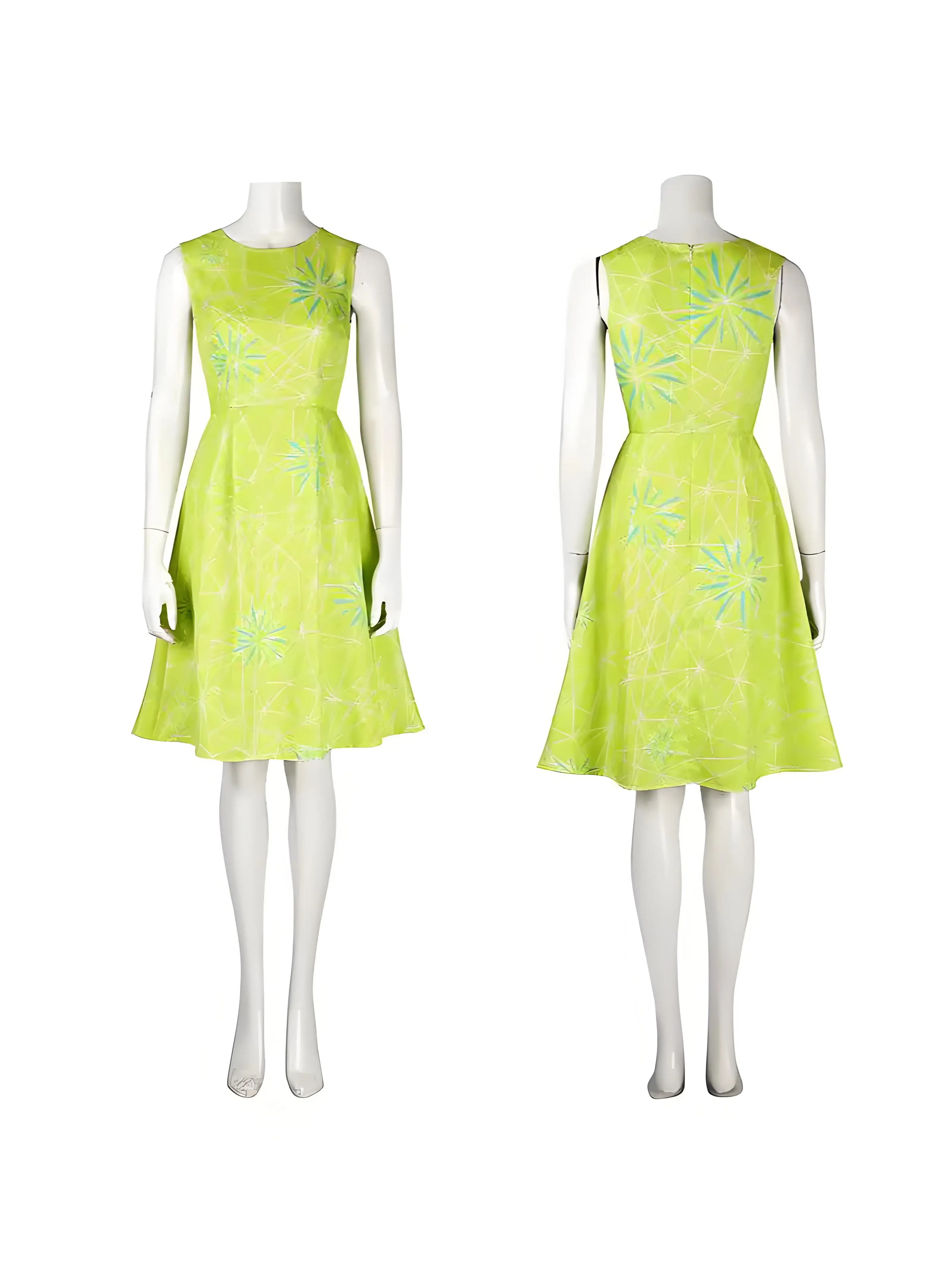 

Inside Out 2 Joy Dress & Mask Cosplay Set – Adults & Kids Performance Costume