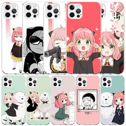 Spy Family Anya Cute Phone Case For IPhone 16 17 Air 16E 15 14 Plus 13 Mini 12 11 Pro Max 7 8 + SE 2020 Soft TPU Back Cover 16 1