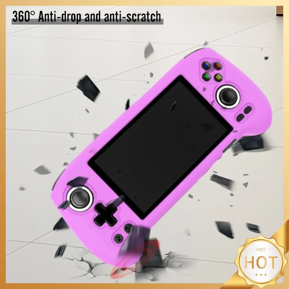 

Silicone Protective Case Shockproof Protective Skin Anti-slip Soft Cover for Anbernic RG556 Retro Handheld Game Console