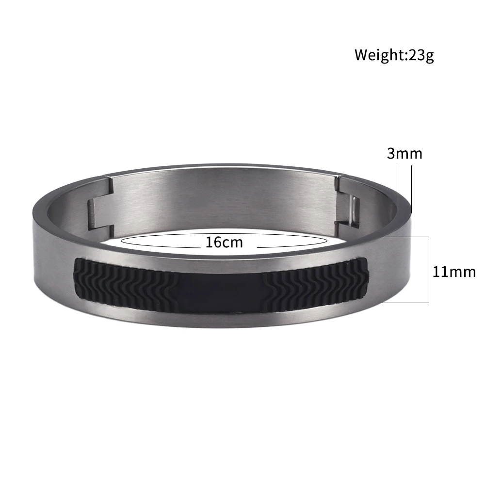 Stainless Steel Bracelet for Women Men Arthritis & Joint Magnetic Bracelet for Women Bangle with 3500 Gauss Magnets Jewelry Gift