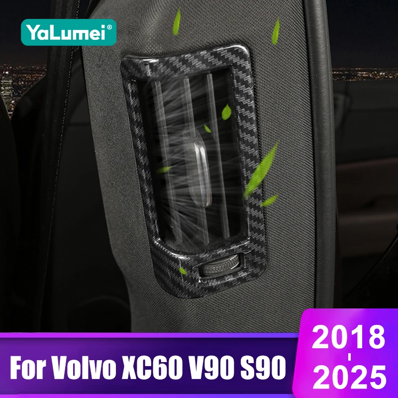 

For Volvo XC60 V90 S90 2018 2019 2020 2021 2022 2023 2024 2025 Car B-Pillar Air Conditioning Outlet Decoration Cover Accessories