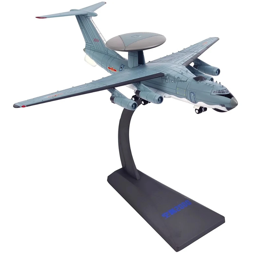 1/240 KJ-2000 Air Early Warning Aircraft Chinese Air Force KongJing 2000 AEW KJ2000 Airplane for Collection Room Desk Decoration